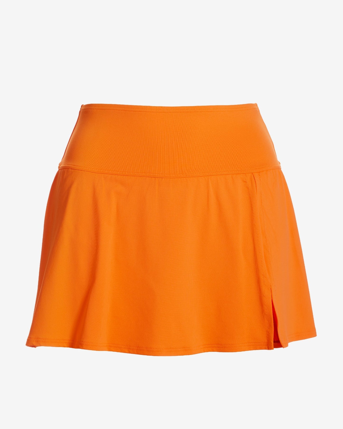 Swim Sense High-Waisted Skirted Bottom Vibrant Orange